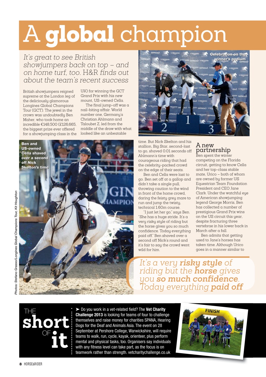 Horse&Rider Magazine - UK equestrian magazine for Horse and Rider Preview Pages