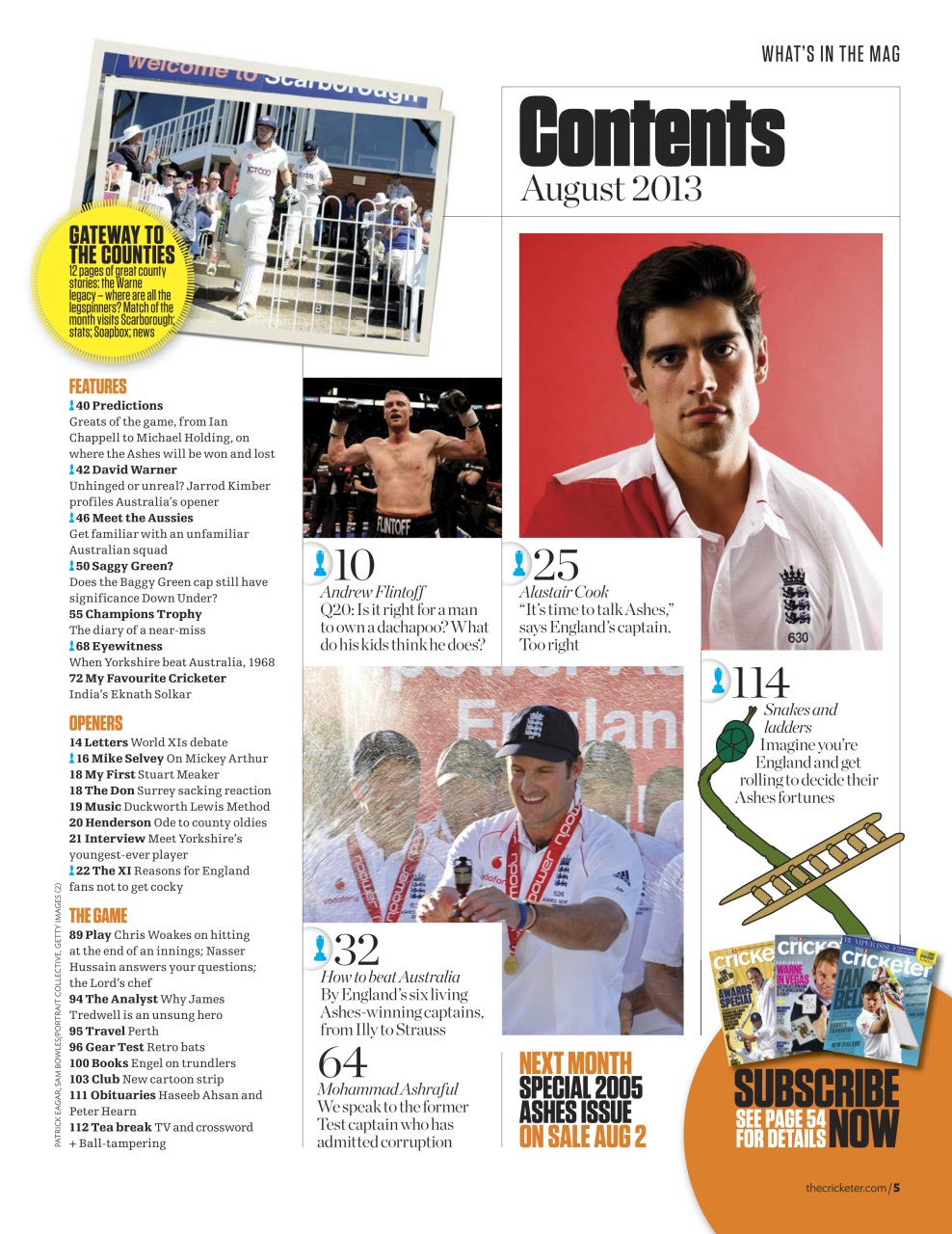 The Cricketer Magazine Preview Pages