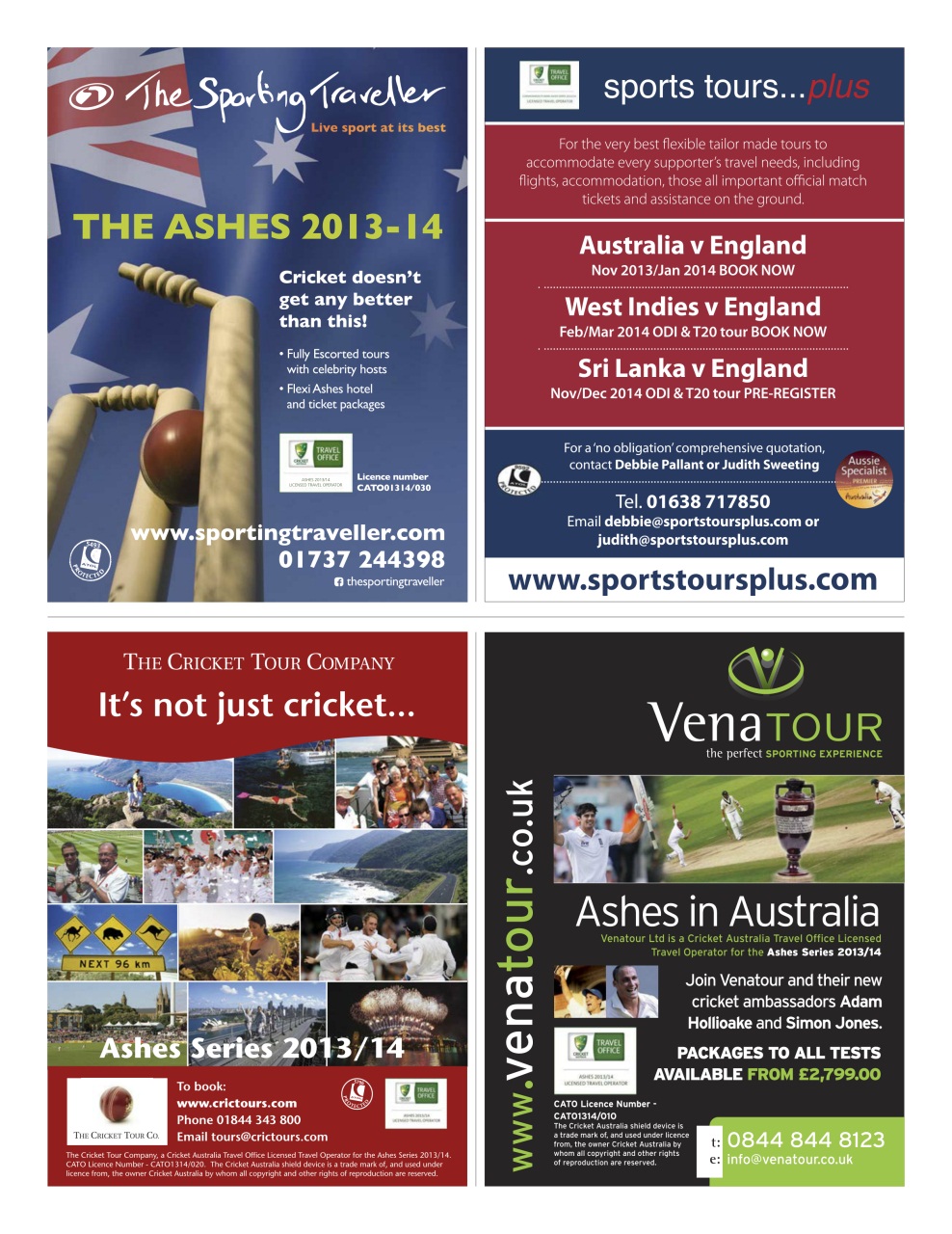 The Cricketer Magazine Preview Pages