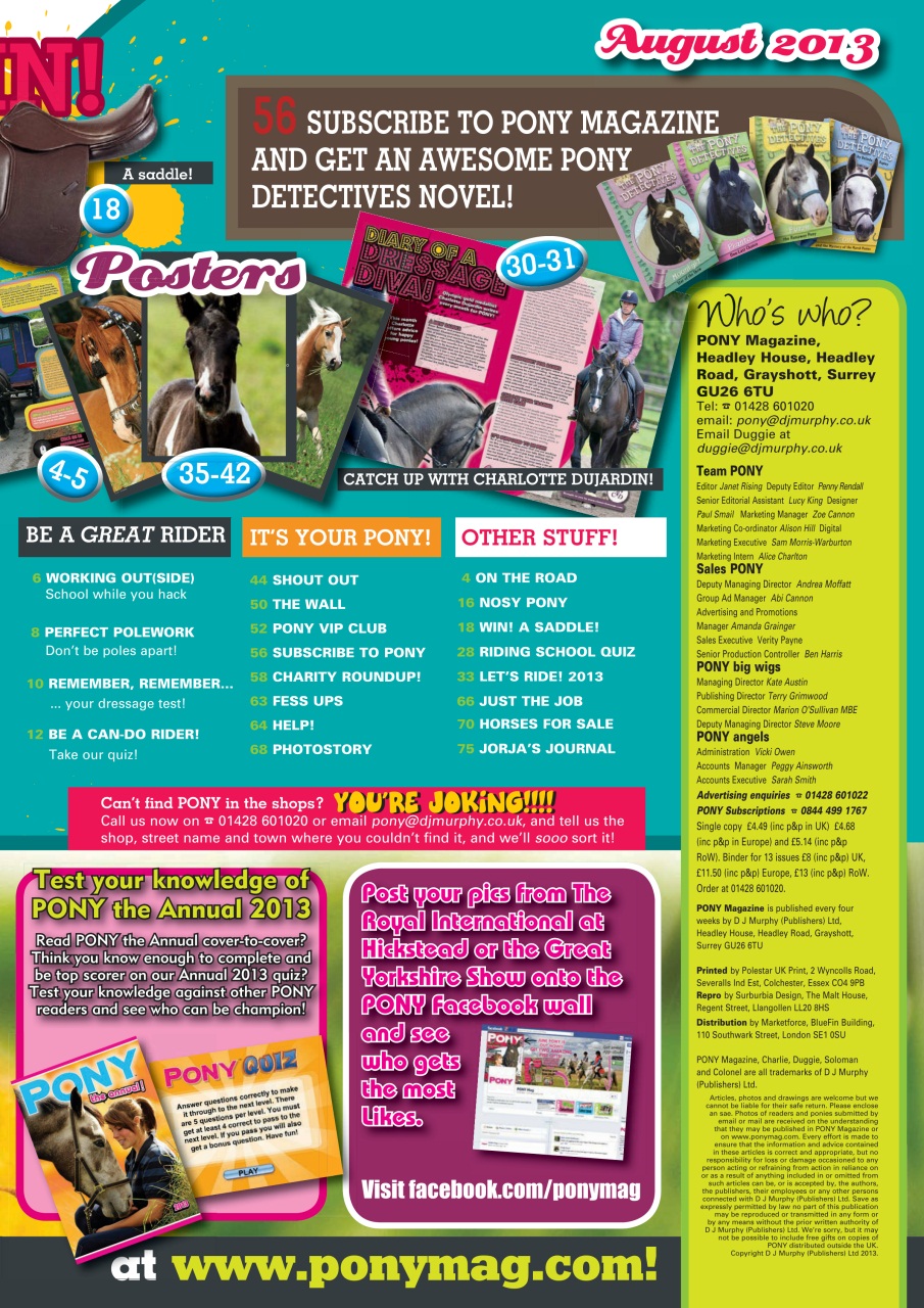 Pony Magazine Preview Pages