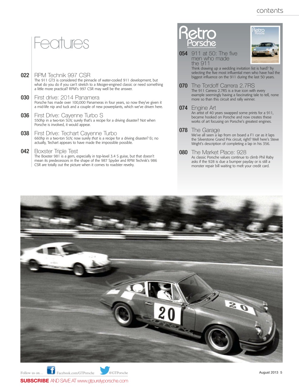GT Porsche Preview Pages