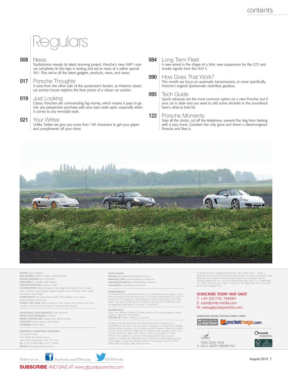 GT Porsche Preview Pages
