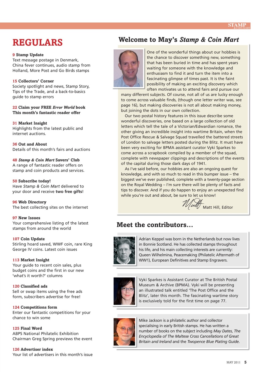 Stamp Collector Preview Pages