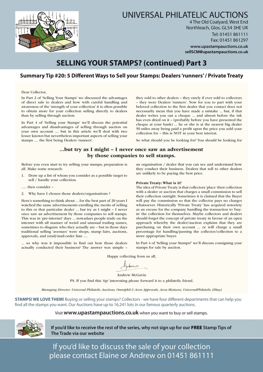 Stamp Collector Preview Pages