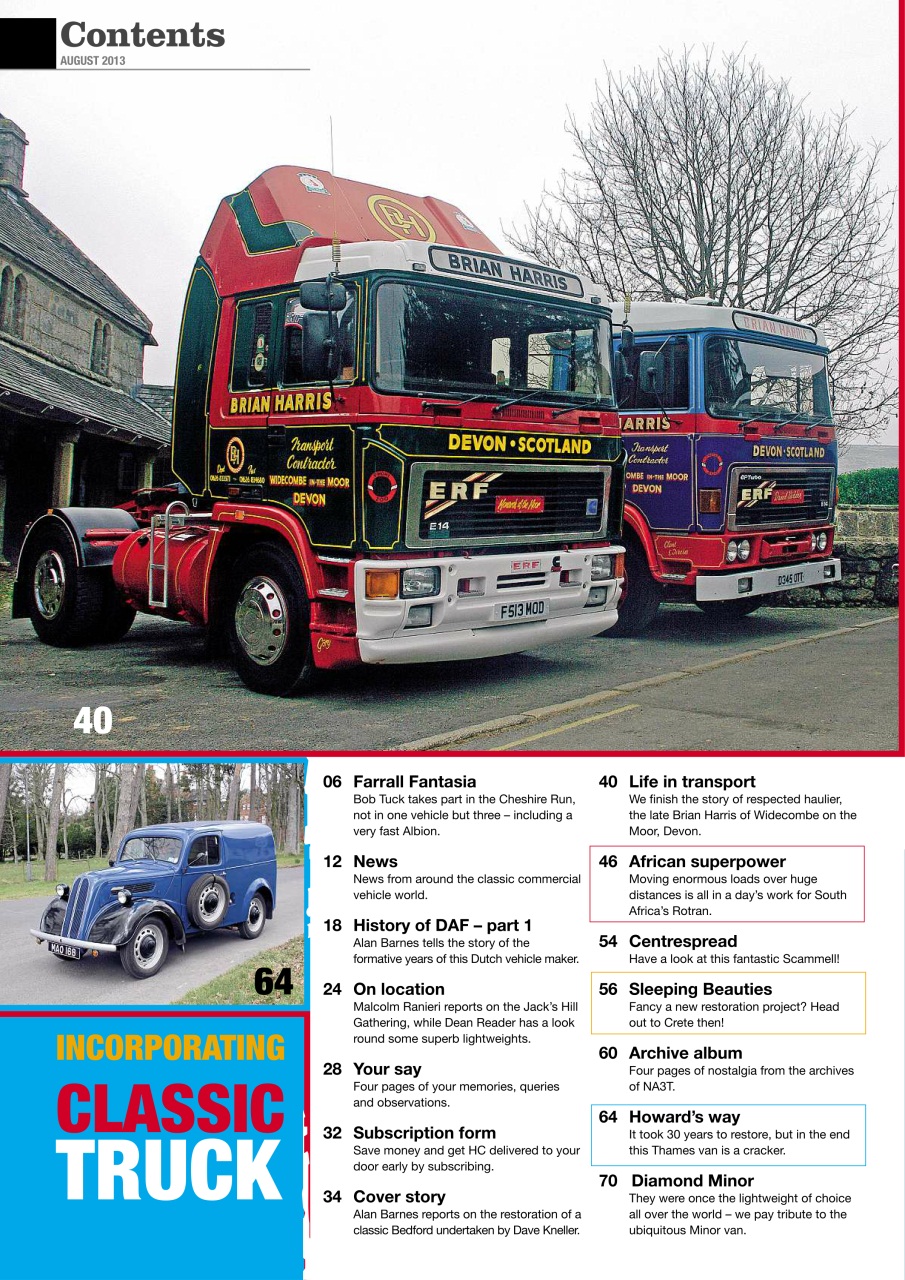 Heritage Commercials Magazine Preview Pages