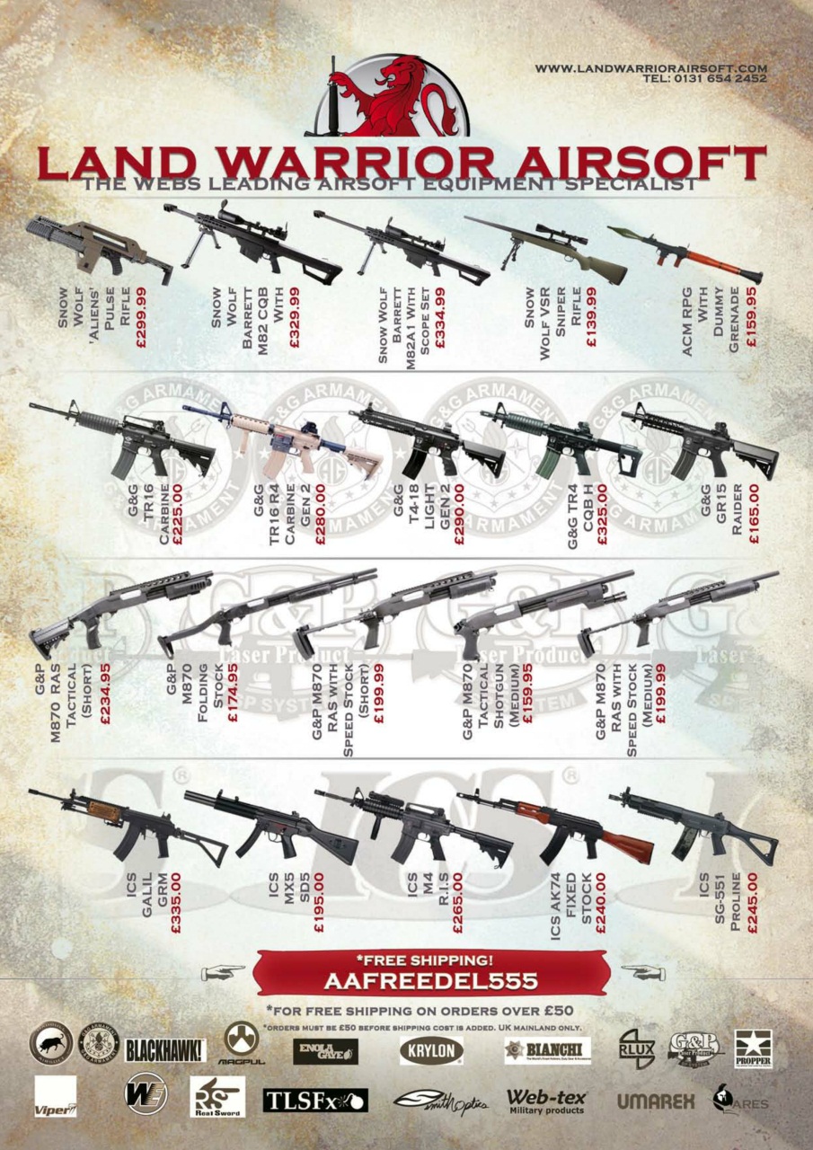 Airsoft Action Preview Pages