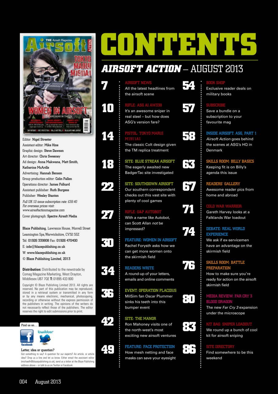 Airsoft Action Preview Pages