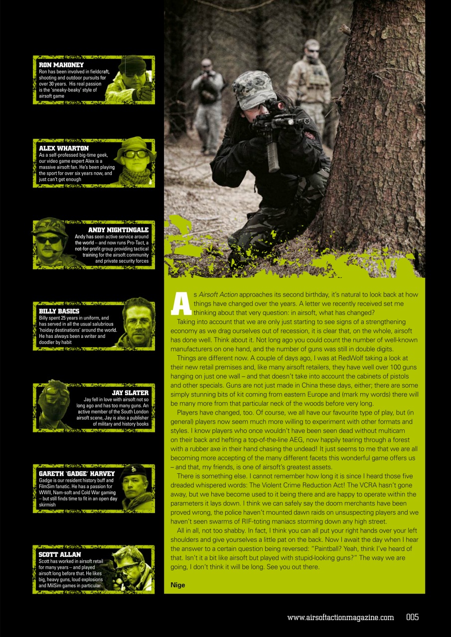 Airsoft Action Preview Pages