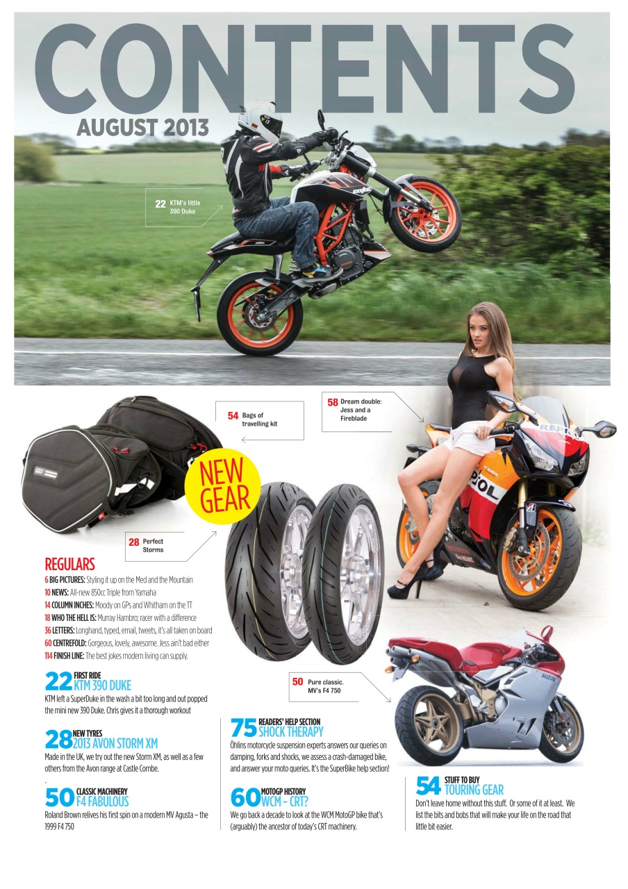 Superbike Magazine Preview Pages