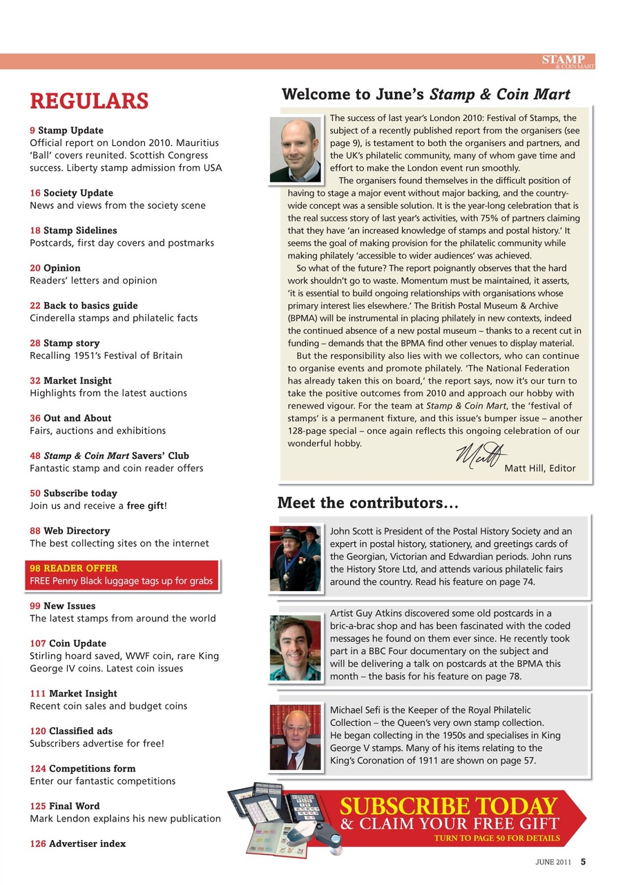 Stamp Collector Preview Pages