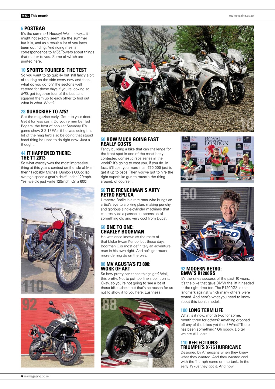 Motorcycle Sport & Leisure Preview Pages