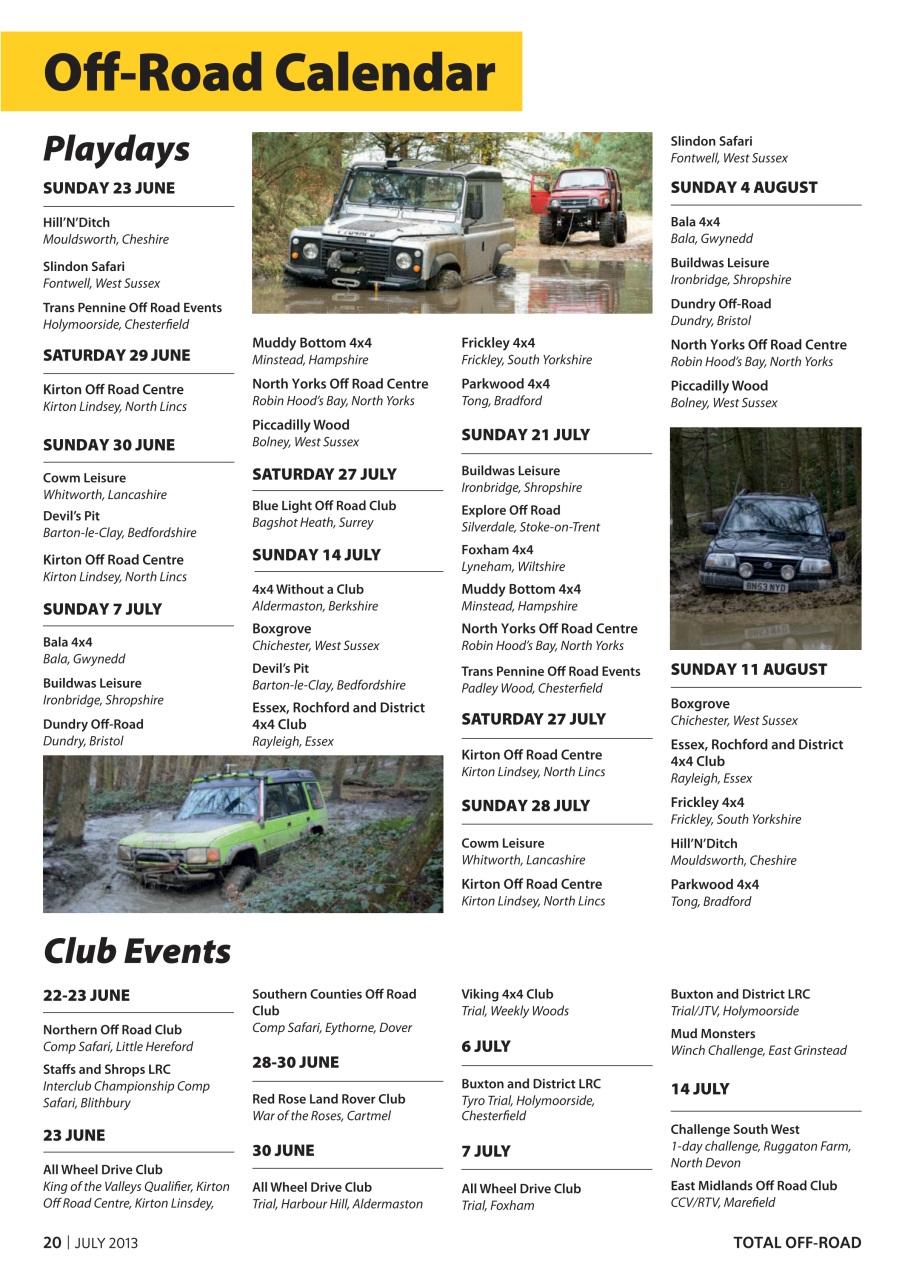 Overlander 4X4 Preview Pages