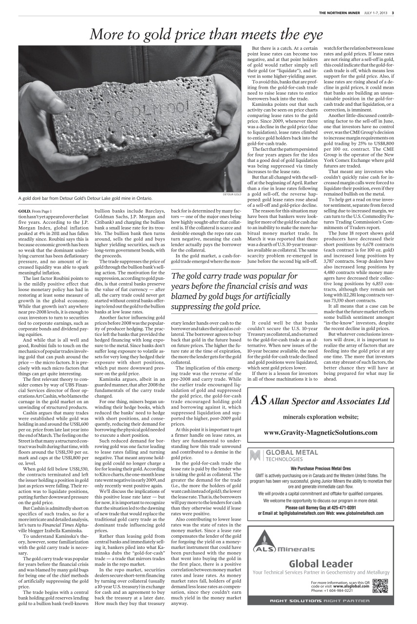 The Northern Miner Preview Pages