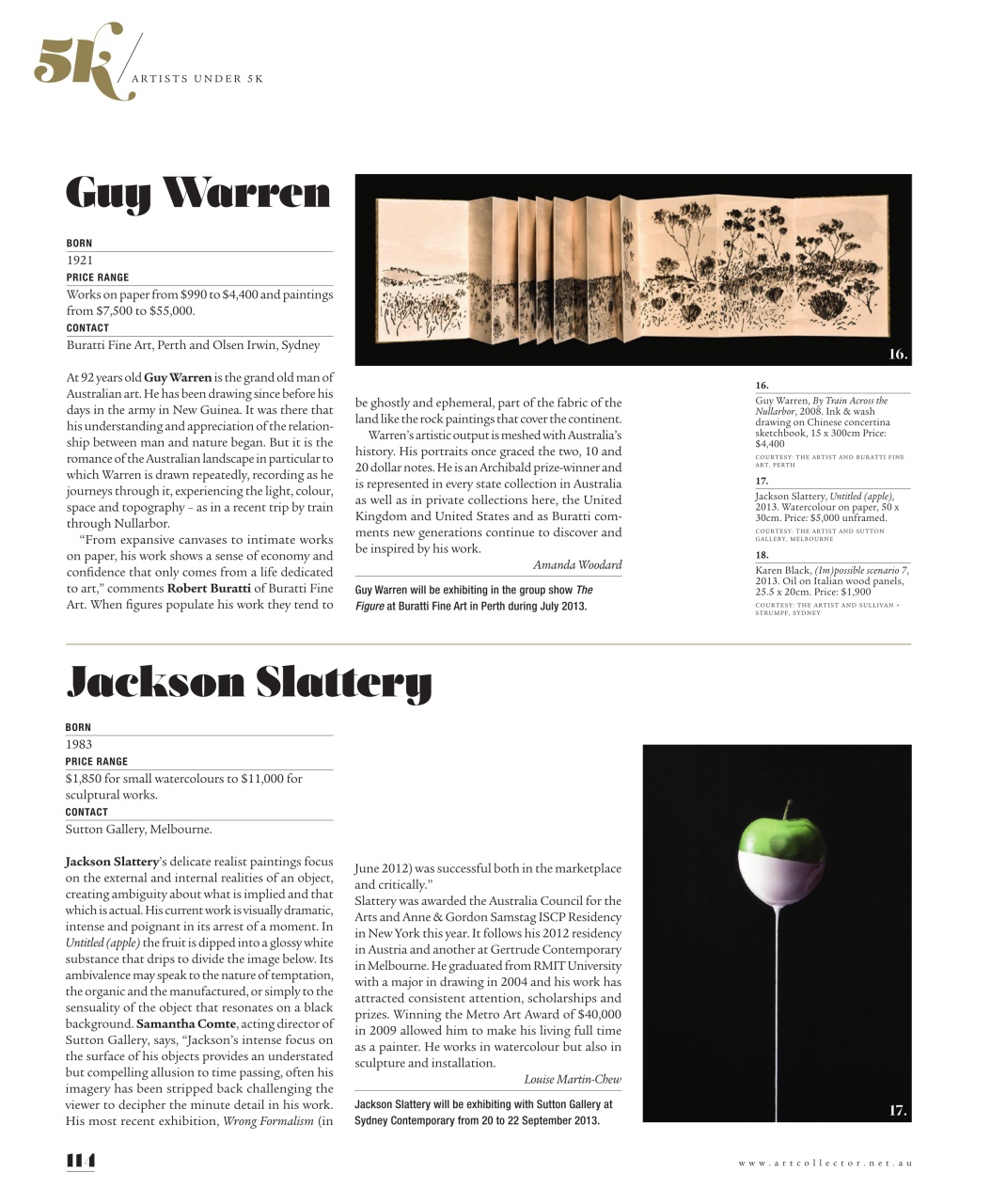 Art Collector Preview Pages