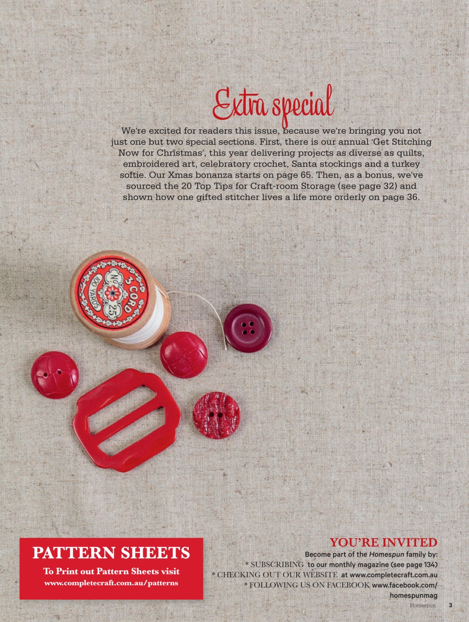 Homespun Preview Pages