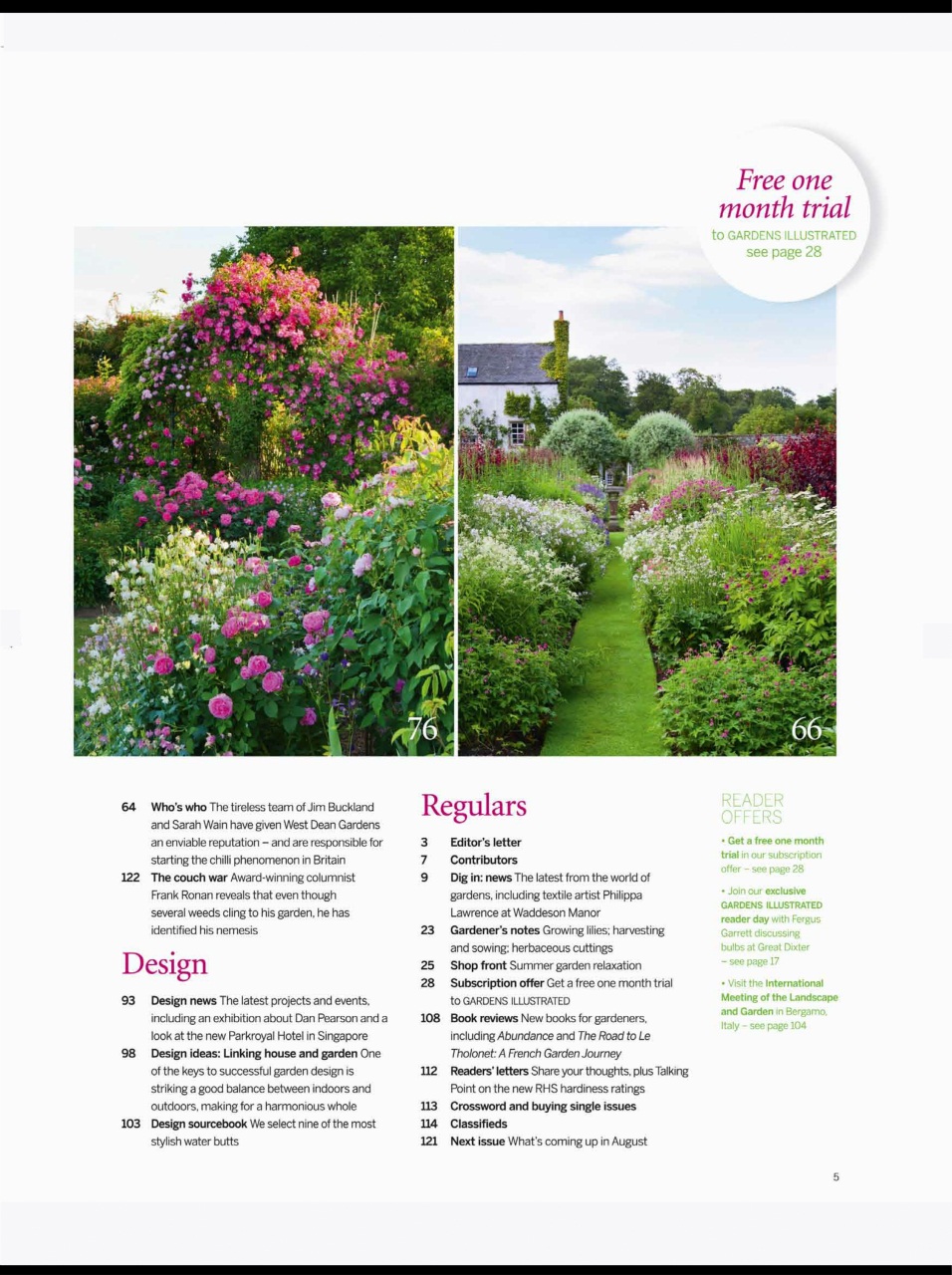 Gardens Illustrated Preview Pages