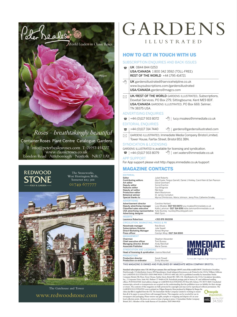 Gardens Illustrated Preview Pages