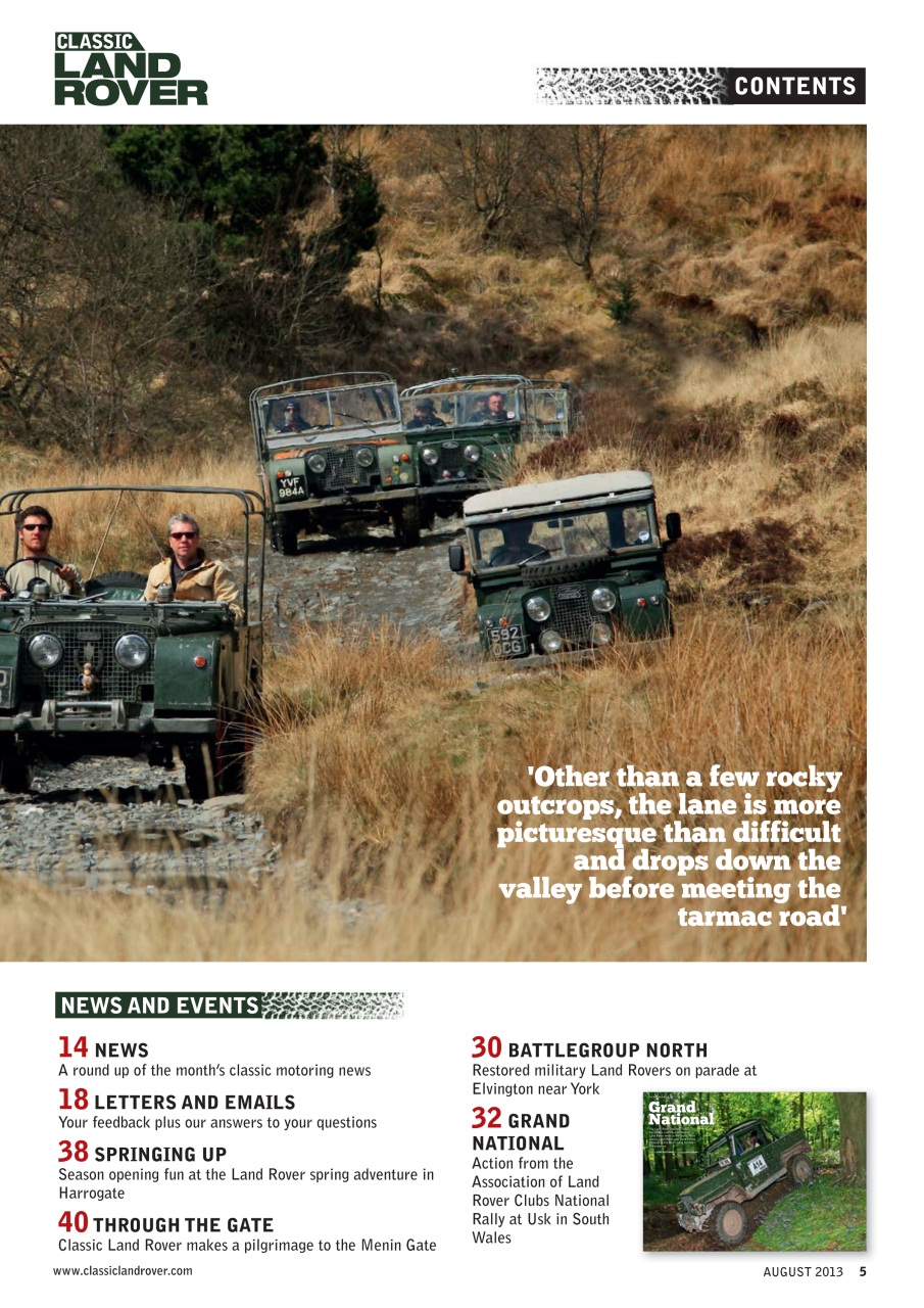 Classic Land Rover Magazine Preview Pages