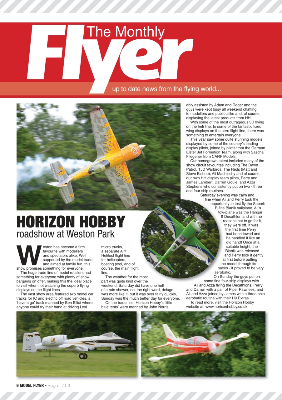 Radio Control Model Flyer Preview Pages