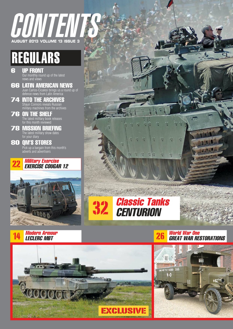 Military Machines International Preview Pages