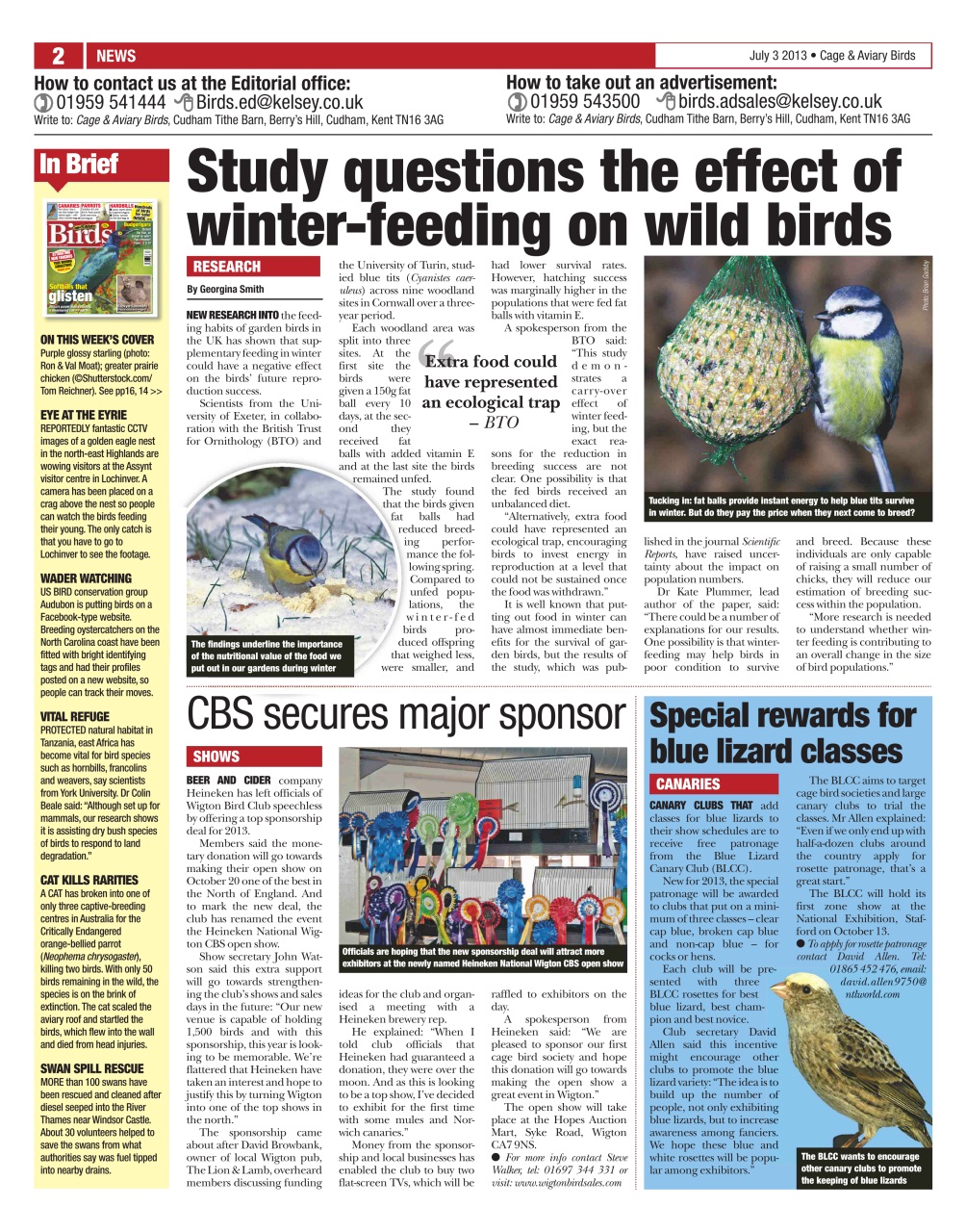 Cage & Aviary Birds Preview Pages