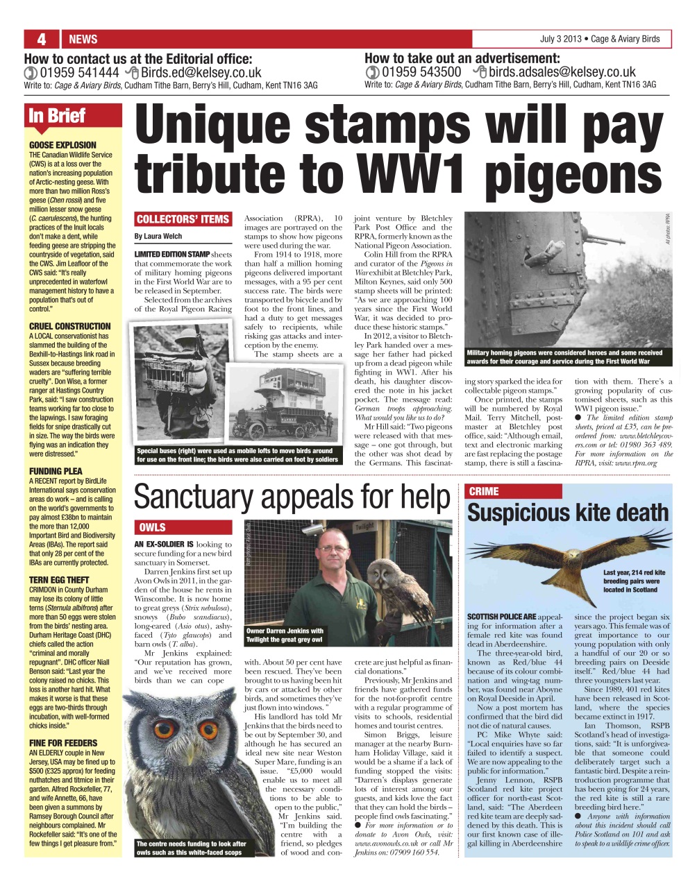 Cage & Aviary Birds Preview Pages