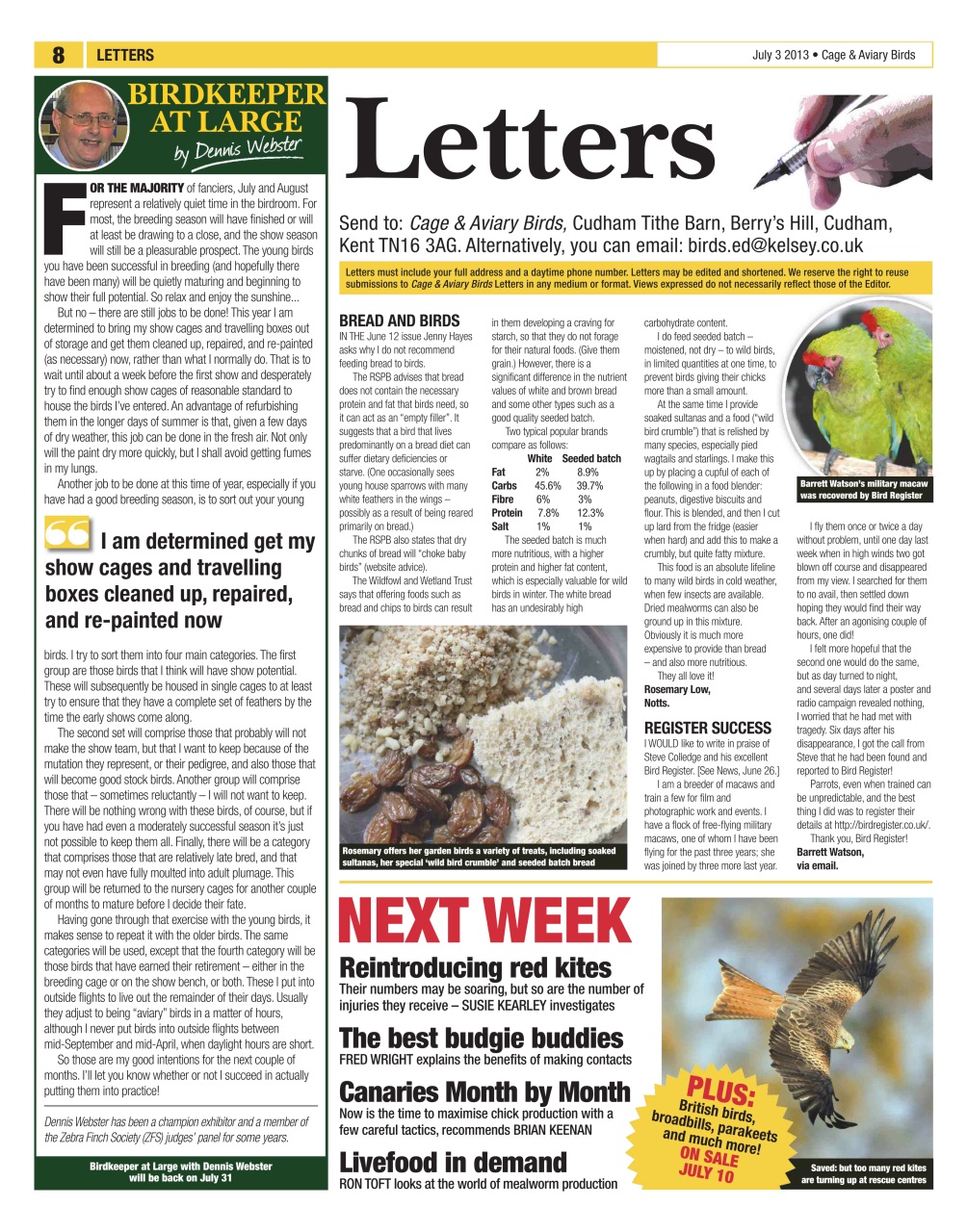 Cage & Aviary Birds Preview Pages