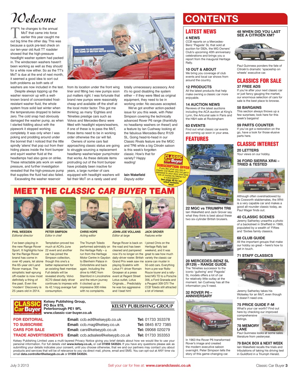 Classic Car Buyer Preview Pages