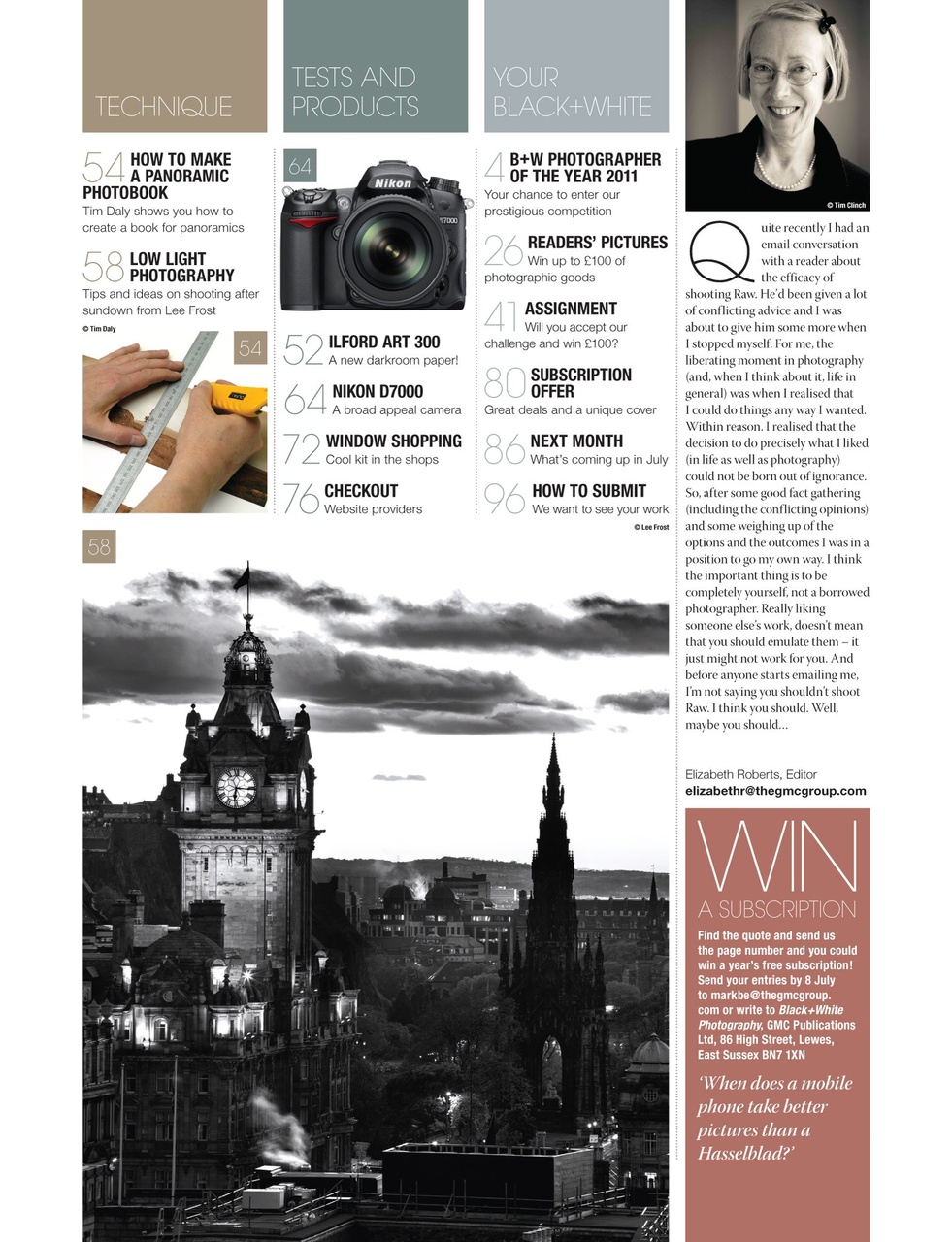 Black+White Photography Preview Pages