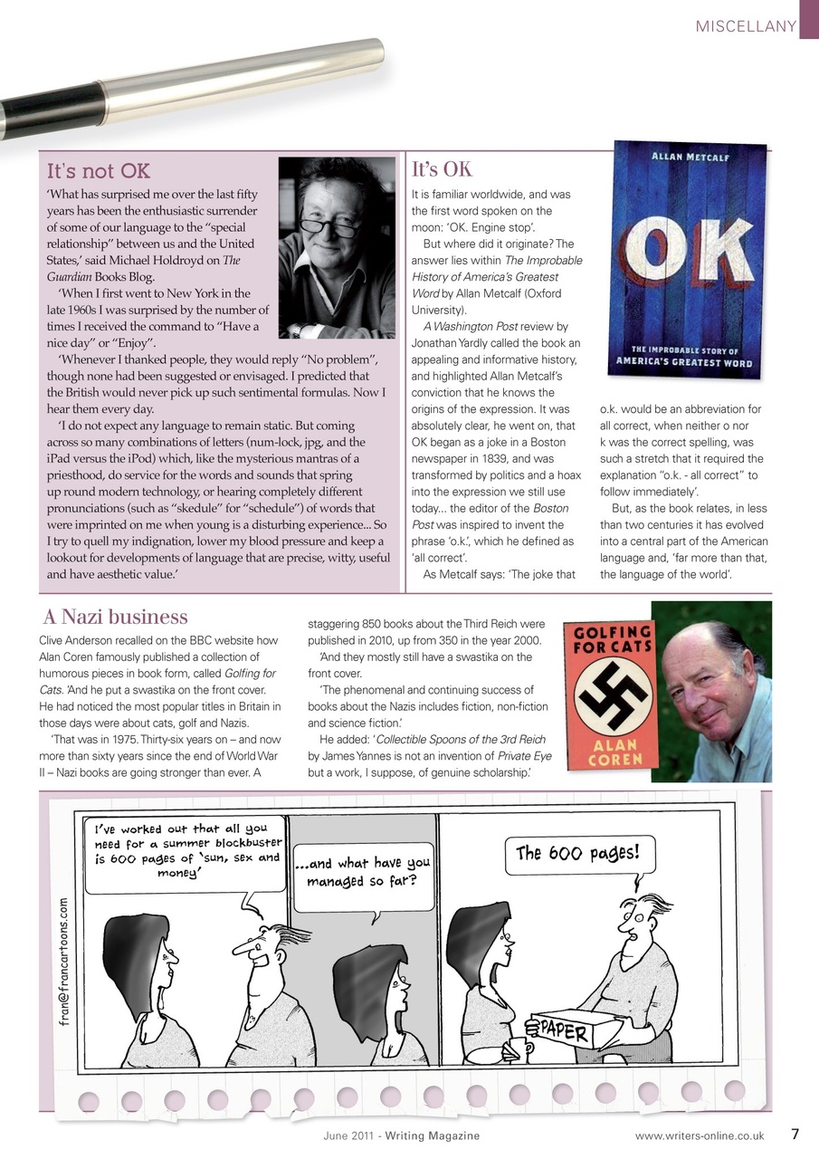 Writing Magazine Preview Pages