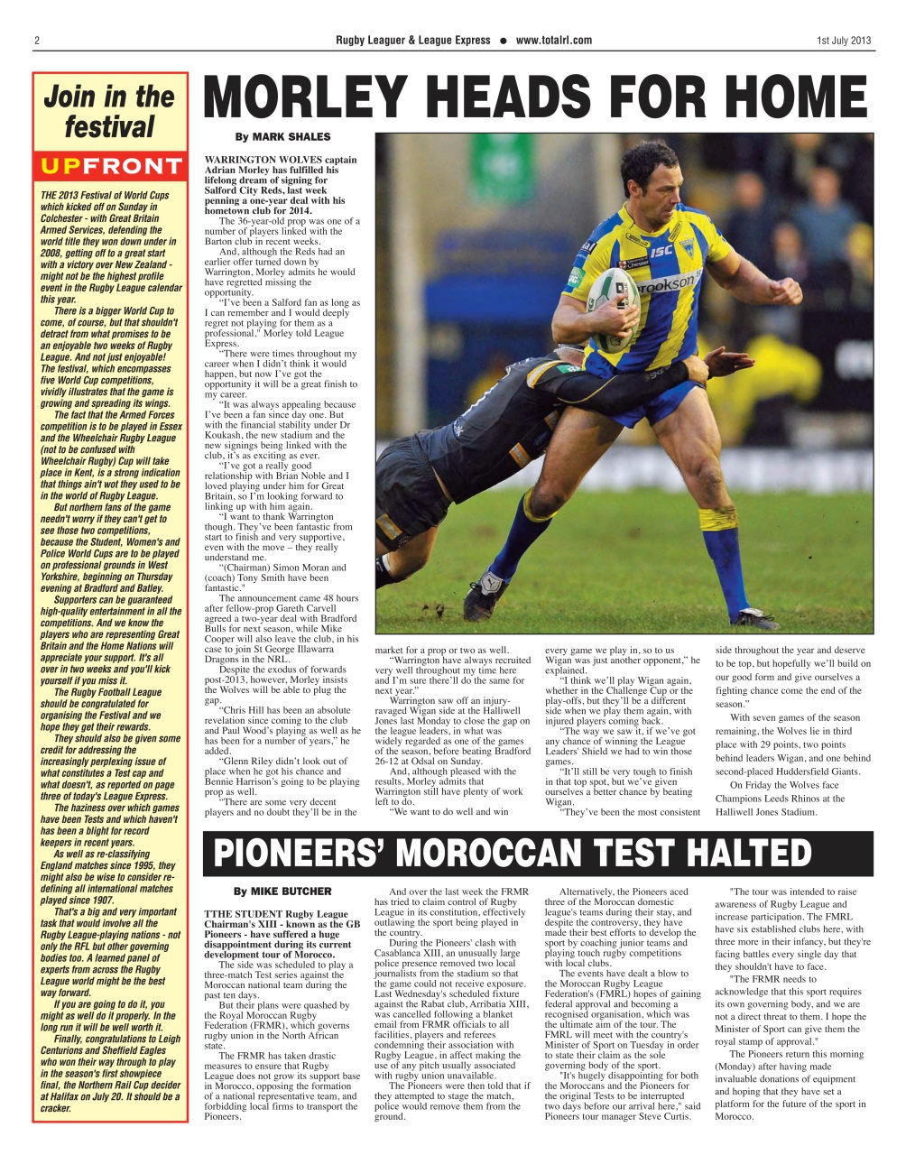 League Express Preview Pages