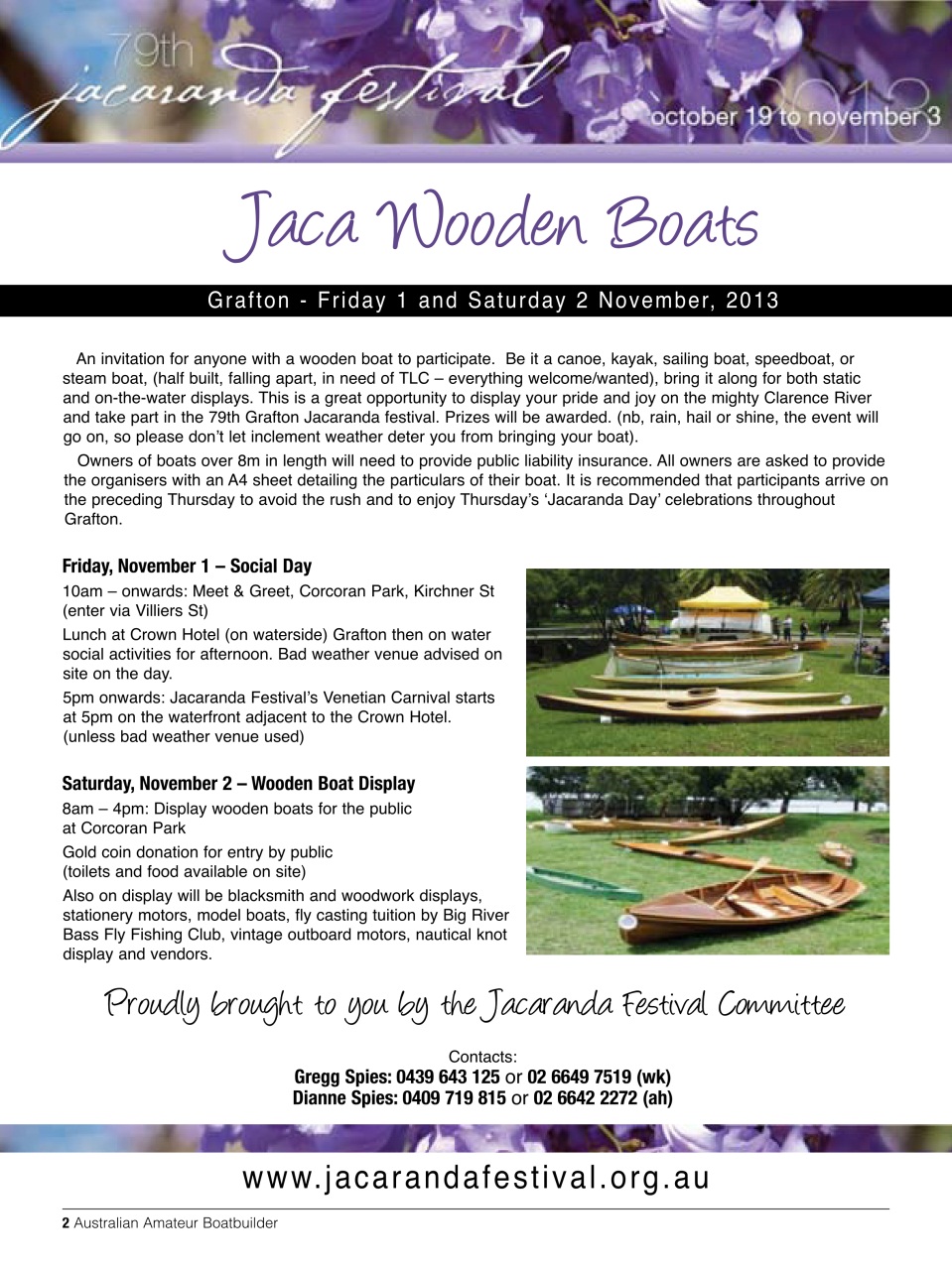 Australian Amateur Boat Builder Preview Pages