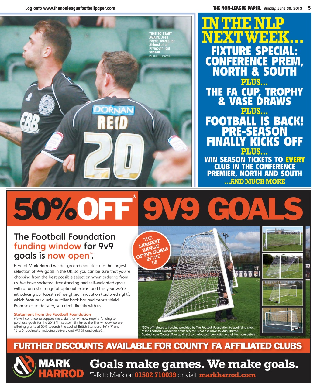 The Non-League Football Paper Preview Pages