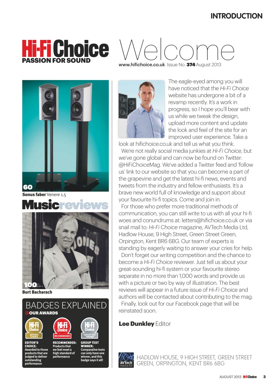 Hi-Fi Choice Preview Pages