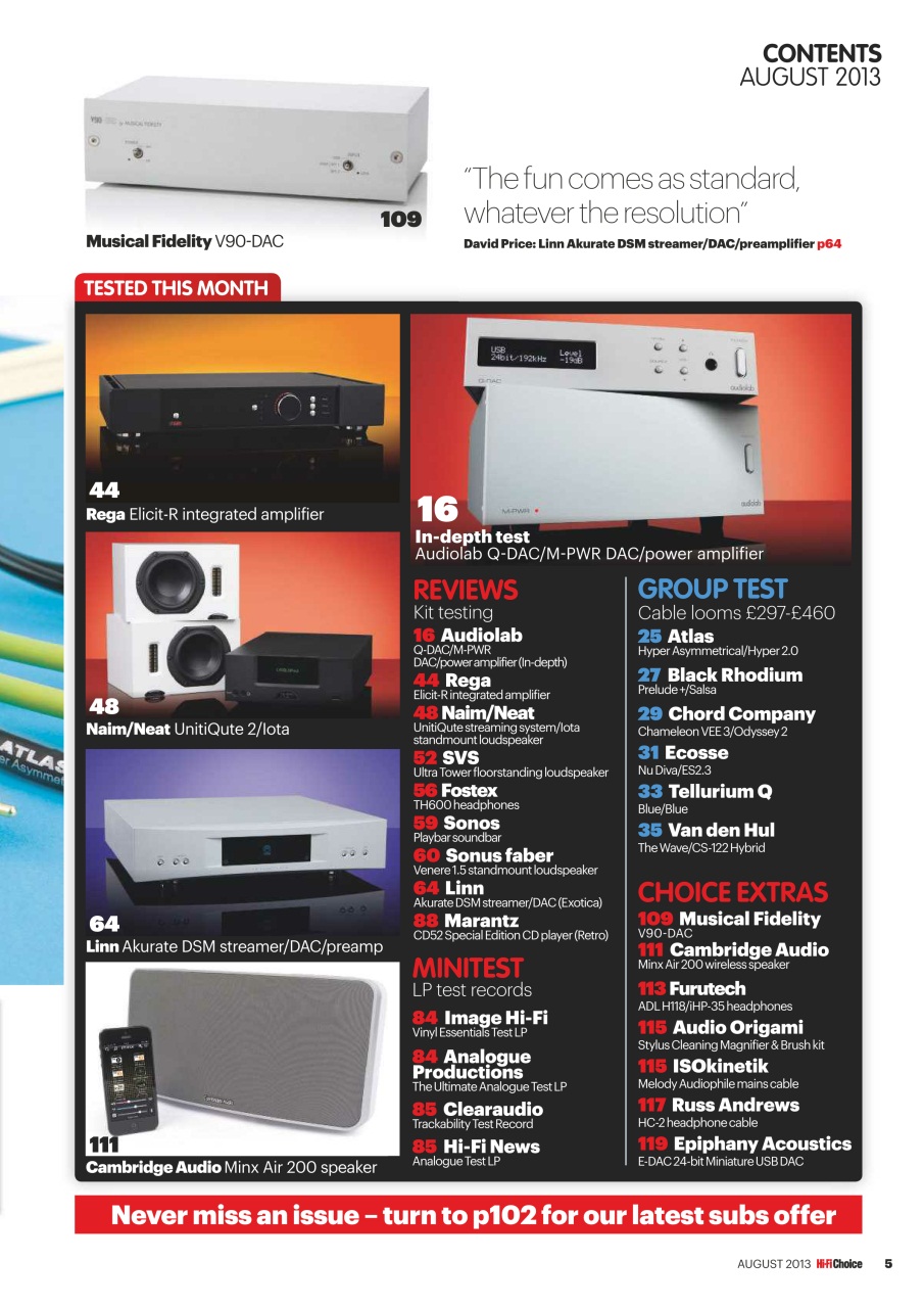 Hi-Fi Choice Preview Pages