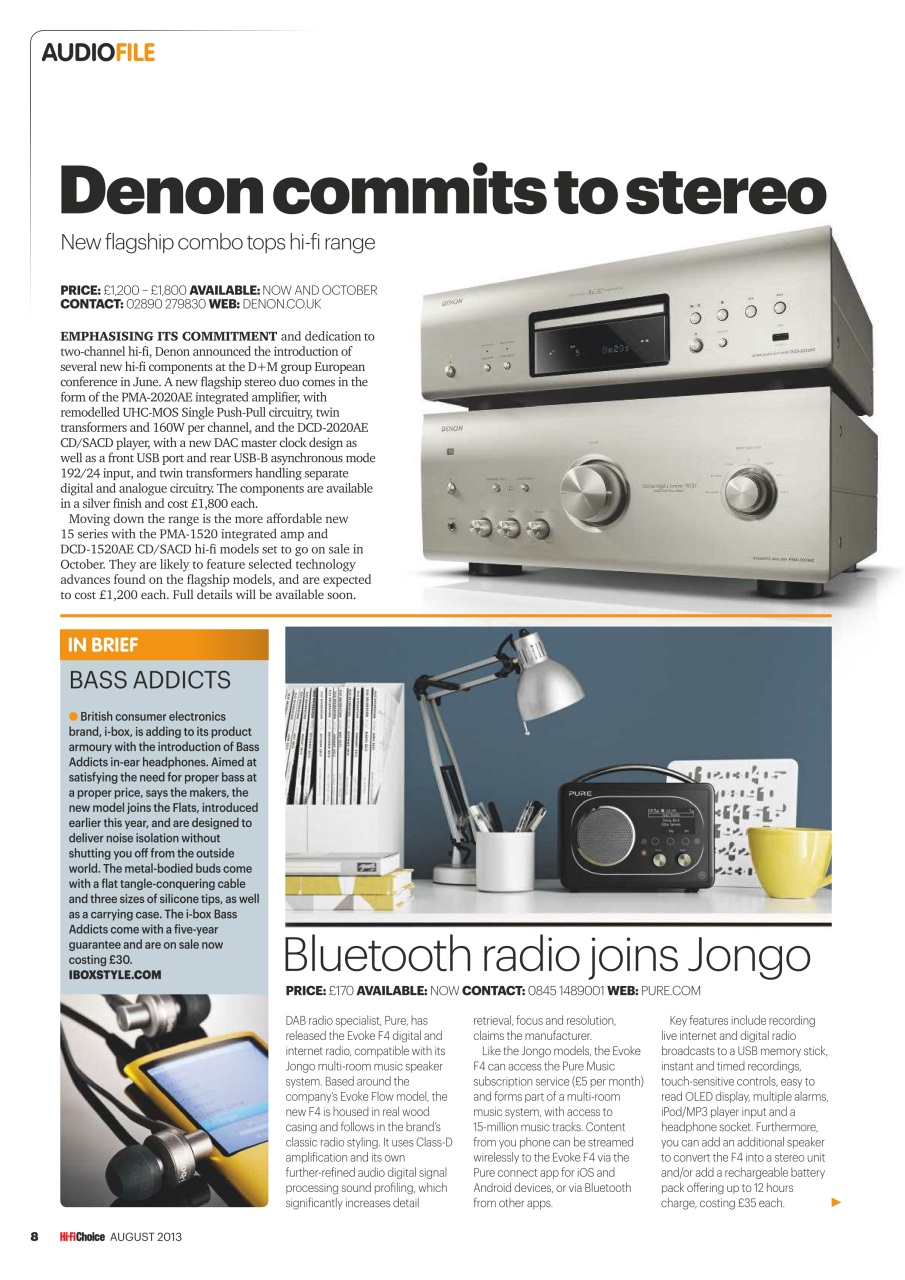 Hi-Fi Choice Preview Pages