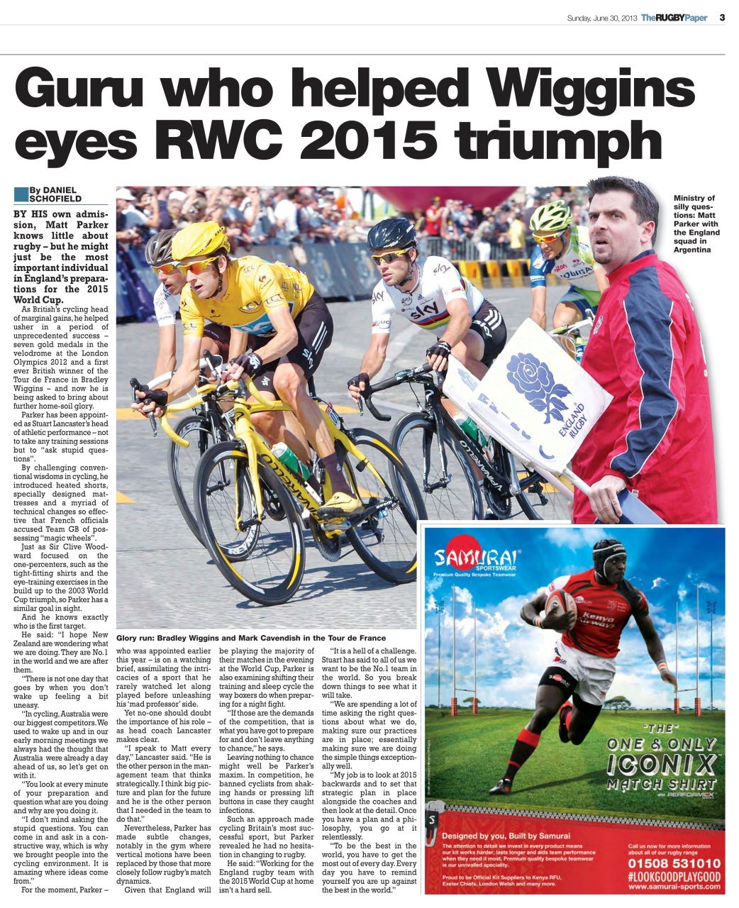 The Rugby Paper Preview Pages