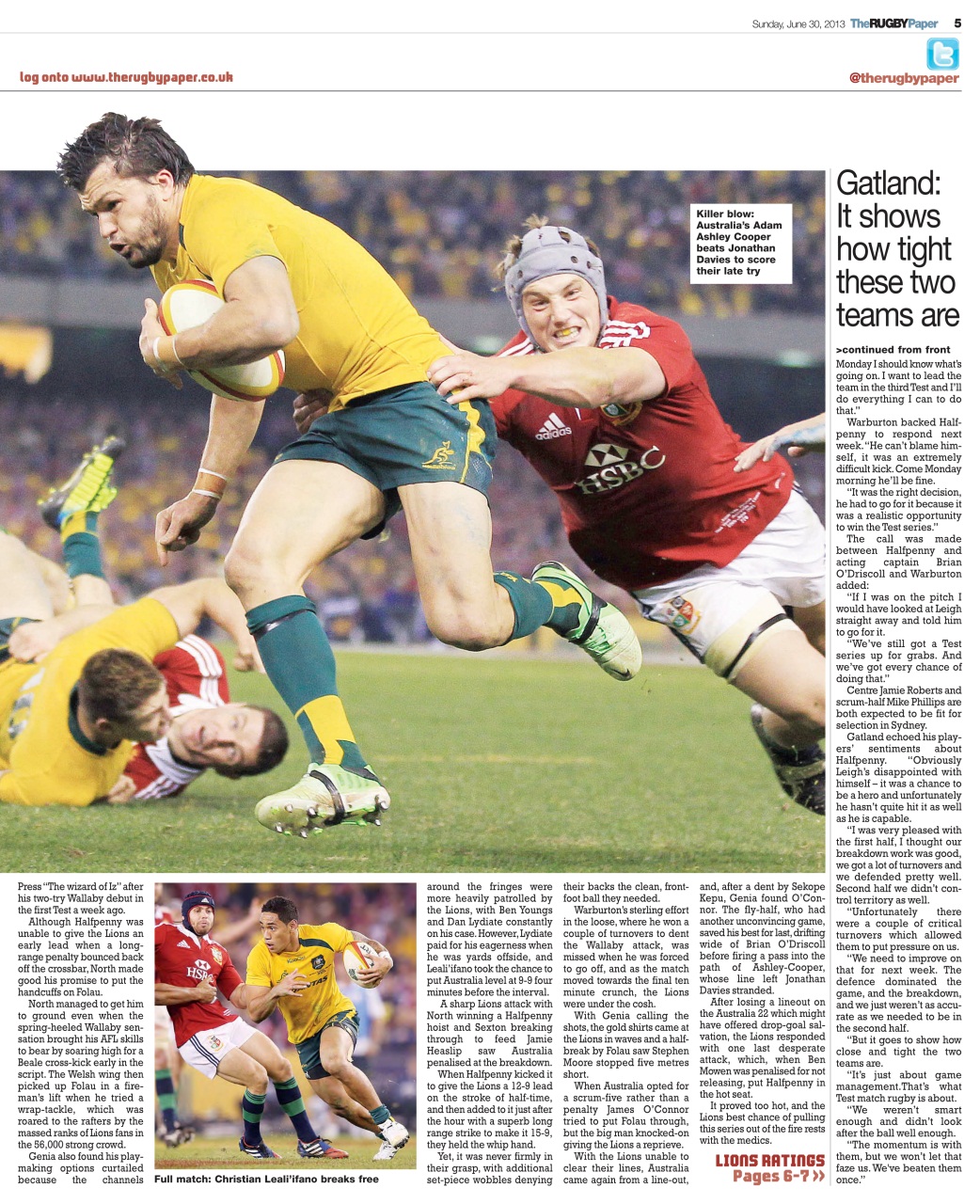 The Rugby Paper Preview Pages
