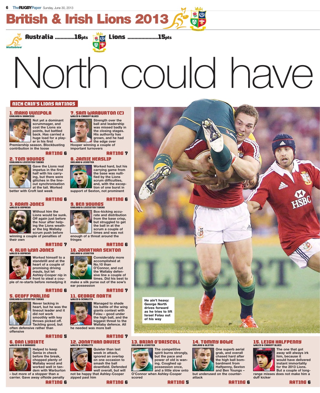 The Rugby Paper Preview Pages