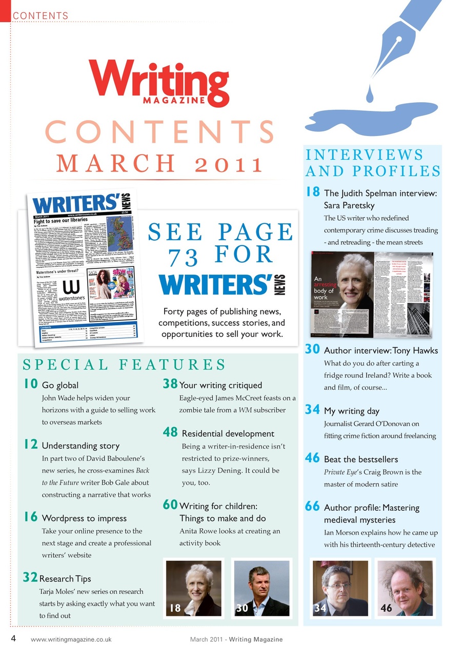 Writing Magazine Preview Pages