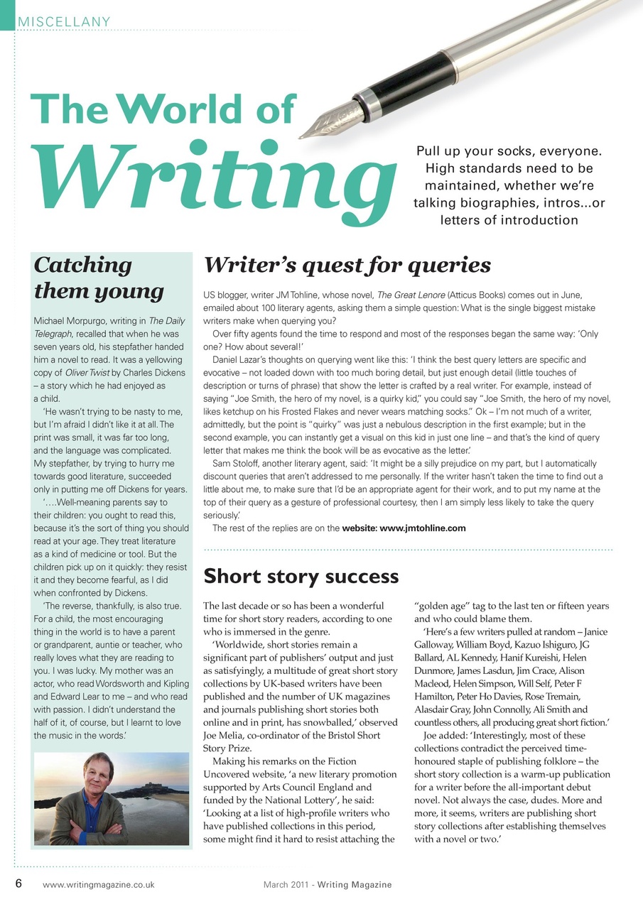 Writing Magazine Preview Pages