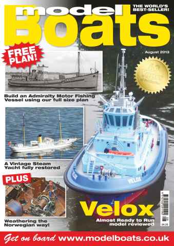 Model Boats issue August 2013