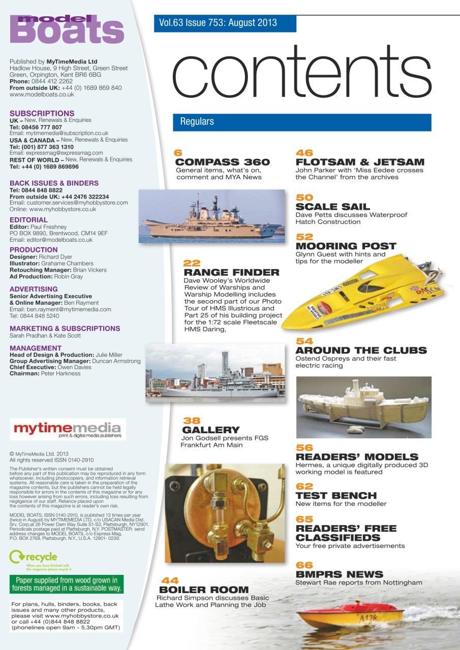 Model Boats Preview Pages