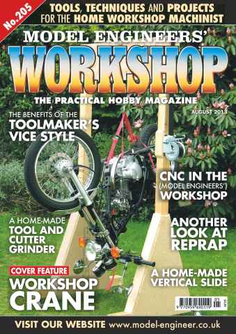 Model Engineer & Workshop Magazine issue August 2013
