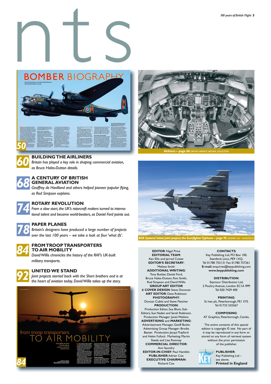 100 Years of British Flight Preview Pages