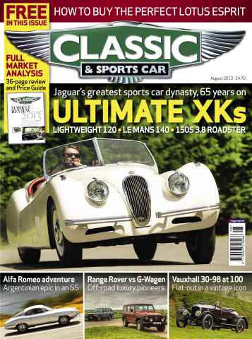 Classic & Sports Car issue August 2013