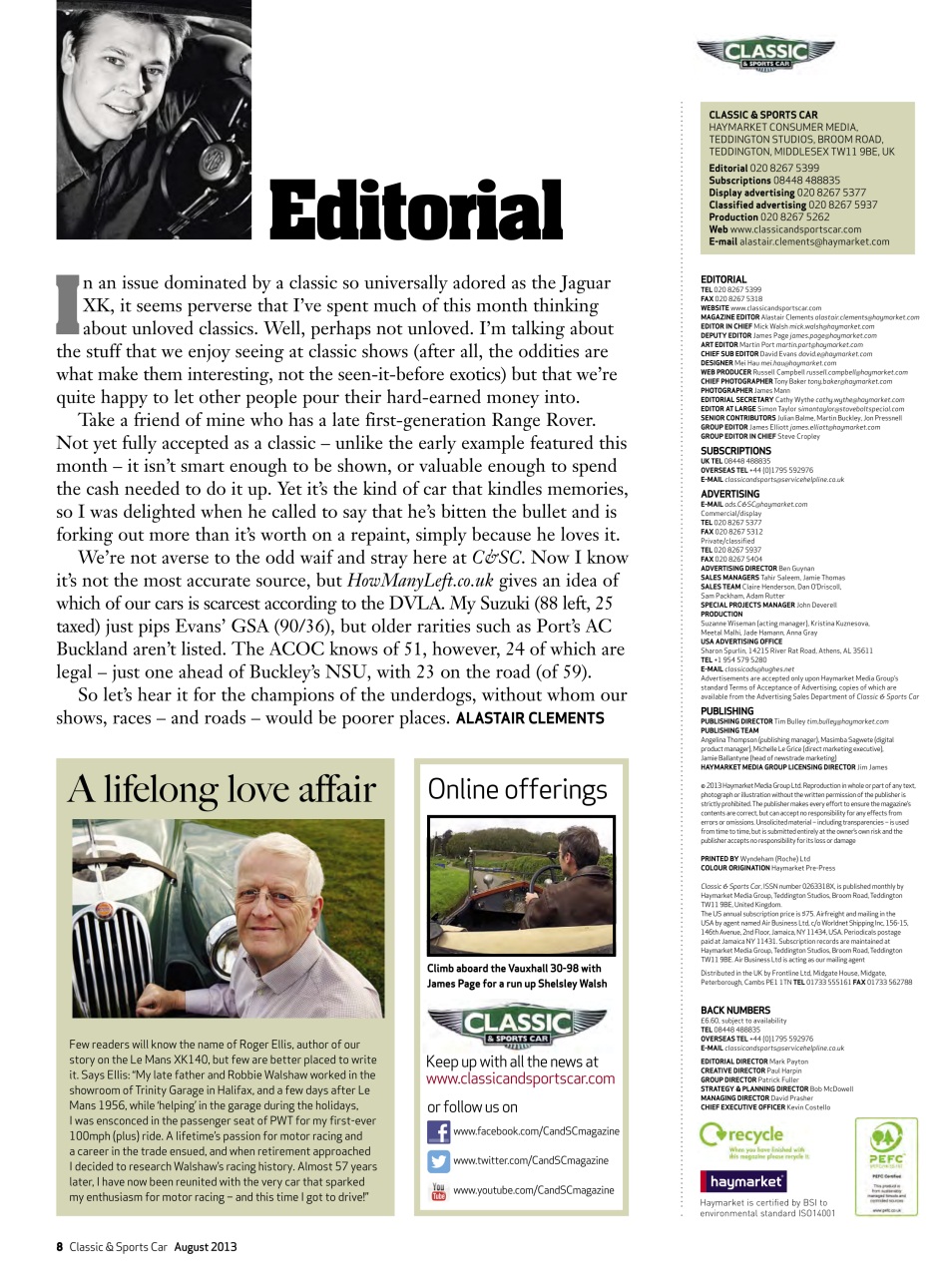 Classic & Sports Car Preview Pages