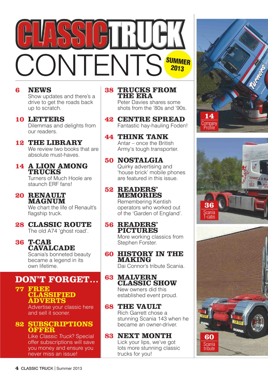 Classic Truck (OLD) Preview Pages