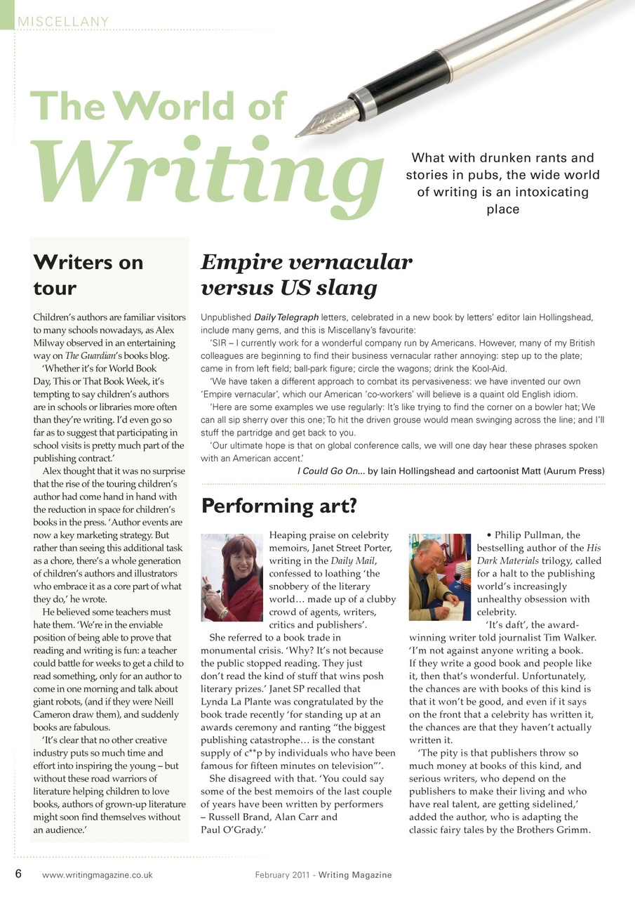 Writing Magazine Preview Pages