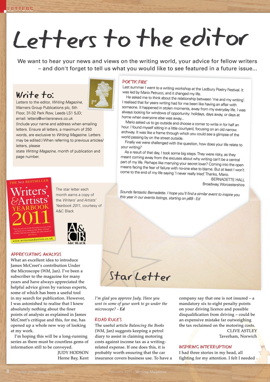 Writing Magazine Preview Pages